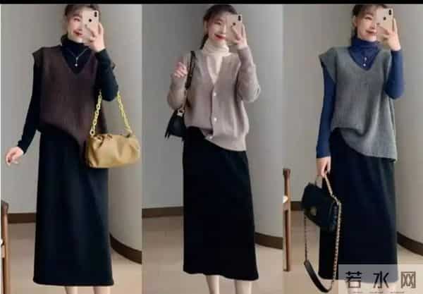 今年冬天，4条基础款裙子，保暖时髦两不误