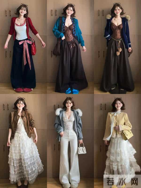 救命！这姐们把“复古童话风穿搭”焊死，每套都美到想偷穿