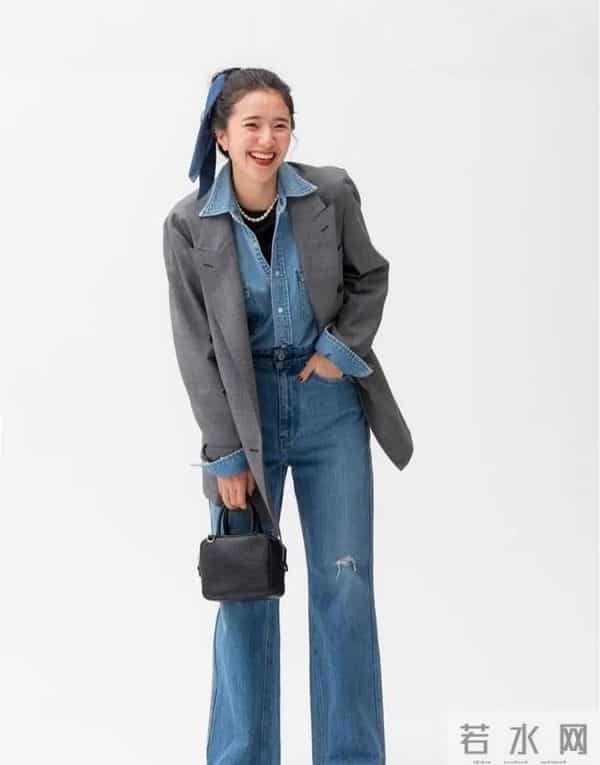 今年冬，牛仔裤这样穿最时髦