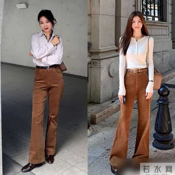 小白裤已失宠，今年秋冬最火的是“小棕裤”，学这几种穿搭太高级