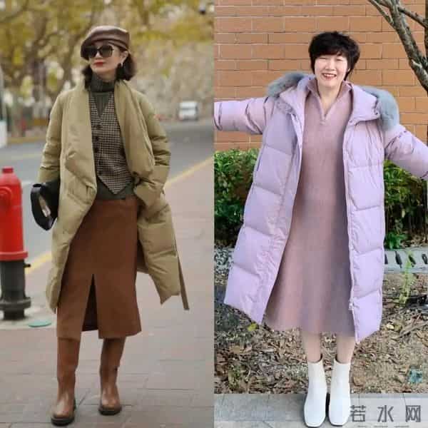 看了杭州阿姨的羽绒服穿搭，我悟了：衣不花哨、不臃肿，优雅减龄