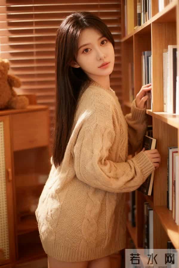 宽松针织短裙的慵懒系冬日穿搭