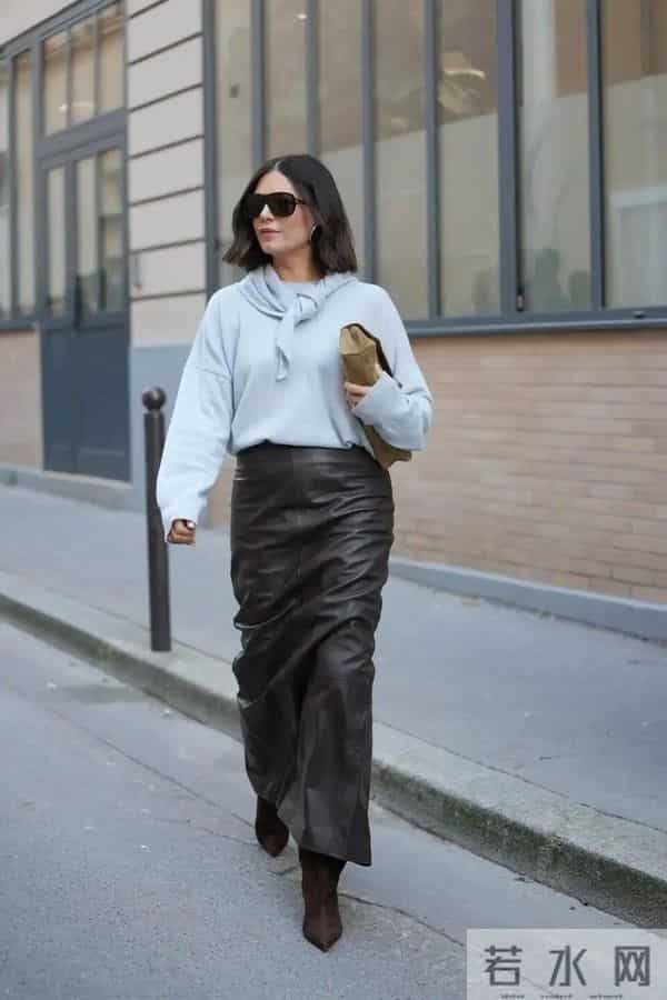 冬天别总穿裤子了！这4件上衣+裙子，才是正确的打开方式