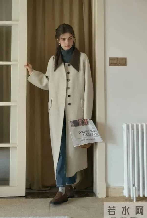 冬天的大衣，还是与阔腿裤更配哦！