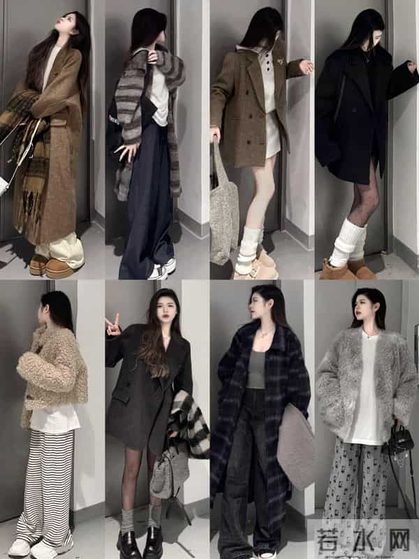 秋冬才是穿搭主战场随便穿穿都很好看 超级有氛围感
