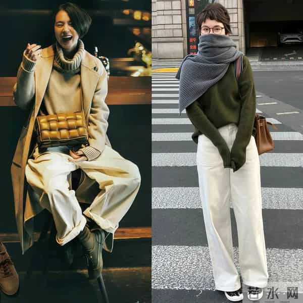 “阔腿裤+平底鞋”，才是今年冬天的正确打开方式！