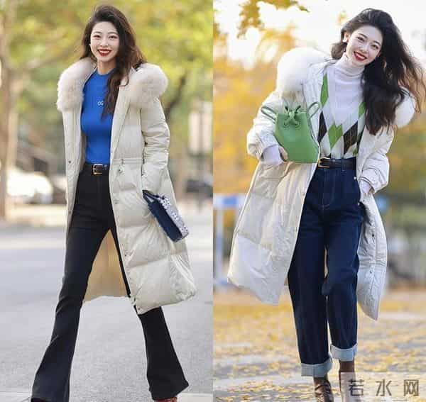 答应我：羽绒服最好选这3种经典色，百搭显瘦，再穿几年也不过时