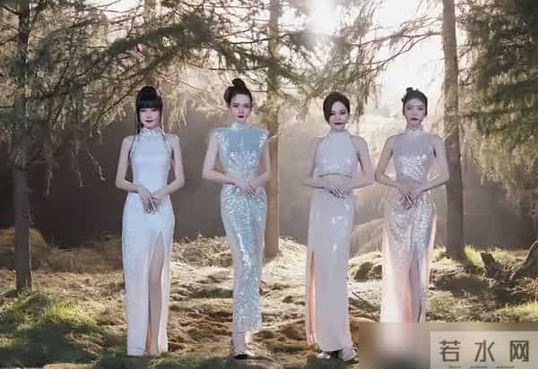 古力娜扎和戚薇穿搭新中式旗袍，一个典雅知性，一个优雅时尚