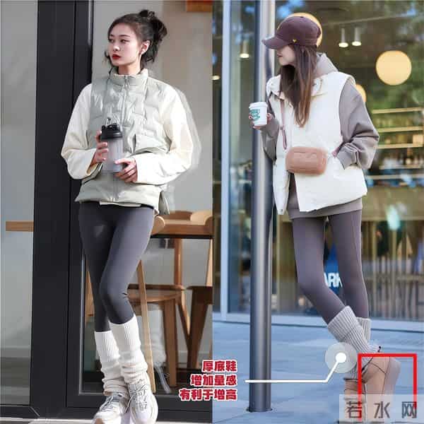 去了哈尔滨发现：满街都在穿“袜子裹裤子”，时髦保暖，还很减龄