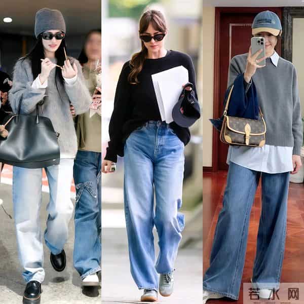 “阔腿裤+平底鞋”，才是今年冬天的正确打开方式！