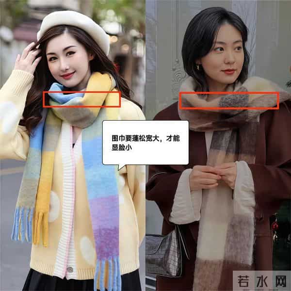 这才是中年女人该有的打扮：头戴帽、系围巾，保暖不说还很洋气