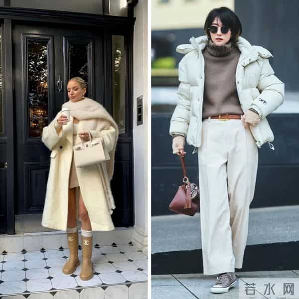 白色何以成为冬日高级色？简约搭配气场全开，尽显自信高级风