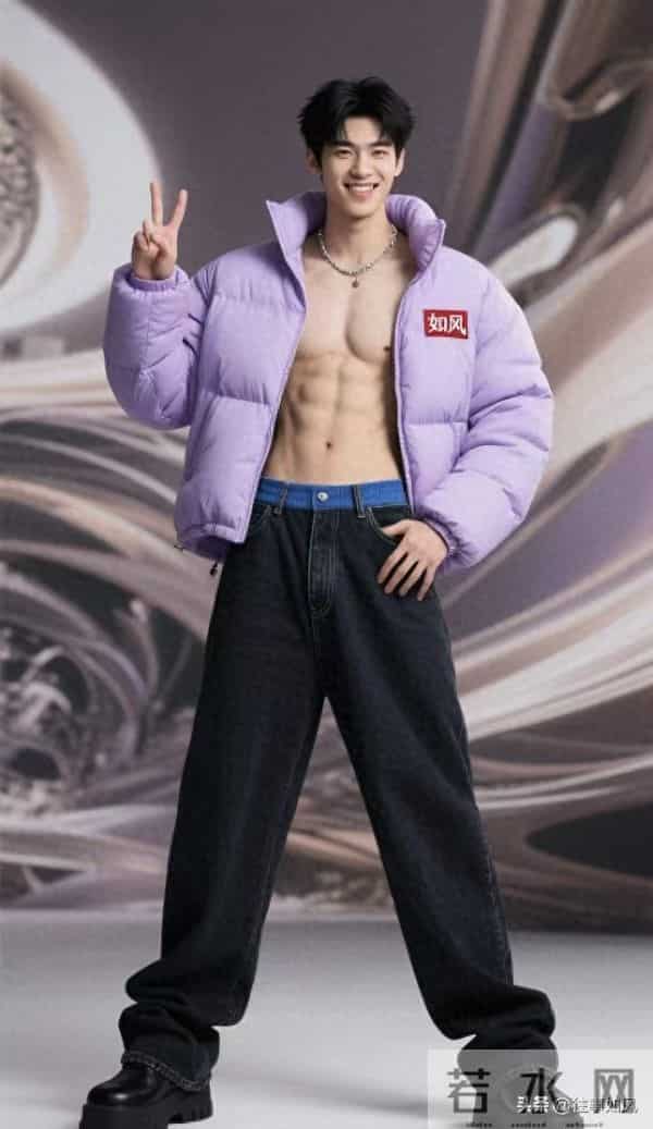 潮酷穿搭，羽绒服+牛仔裤，轻松耍帅！