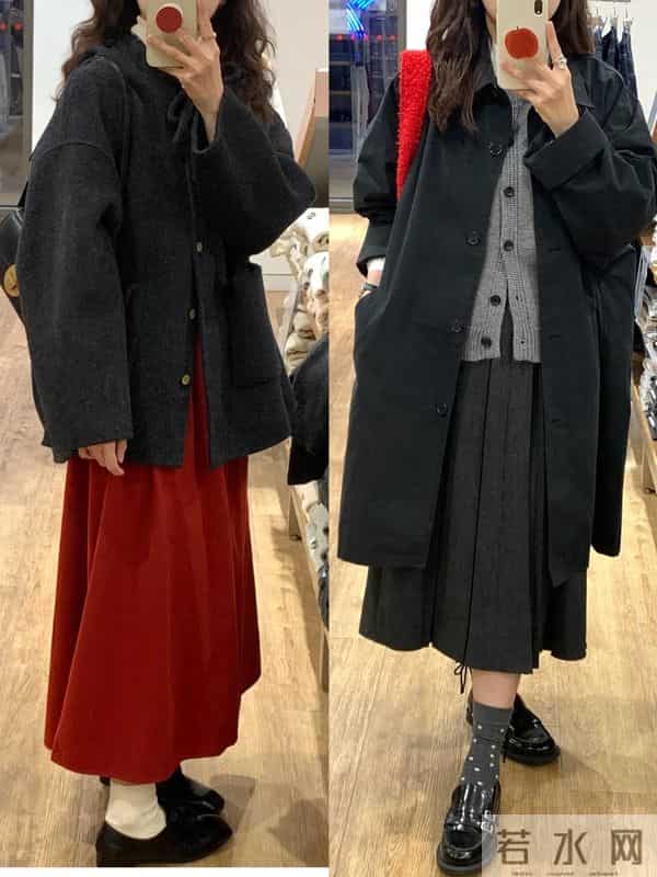 冬天这样穿长裙，时髦又保暖