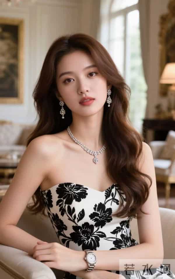 有没有发现？穿对黑白色调连衣裙的姐妹，气质真的藏不住！