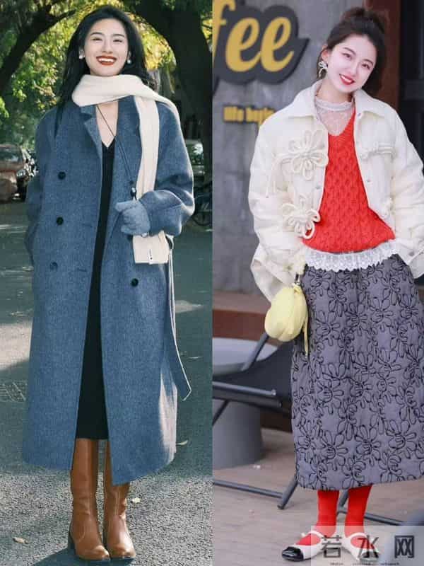 冬日最流行的4条“半身裙”，不管搭配短外套、长外套，保暖洋气