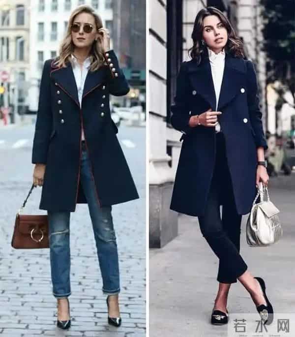 今年冬天藏蓝色爆火！这样穿时髦减龄