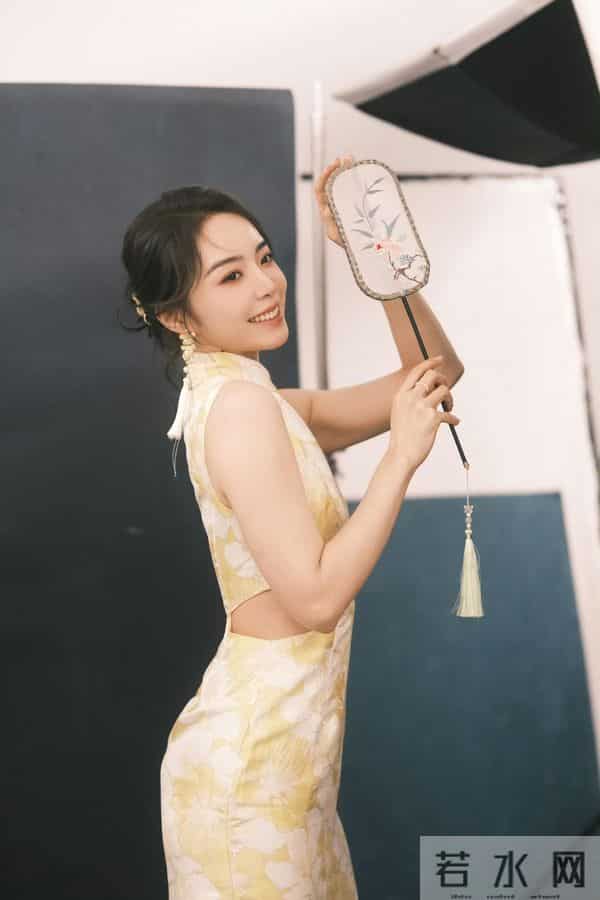 余霜国风旗袍，古风古韵