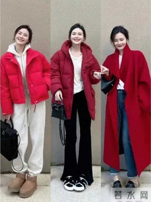 冬天了穿什么色彩更温暖时髦？“红色”越来越流行，吸睛出众