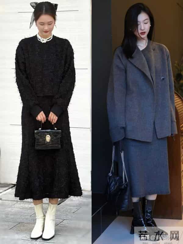 入冬才发现，乐福鞋不兴了，满街都是“齐踝靴”，洋气显高还保暖