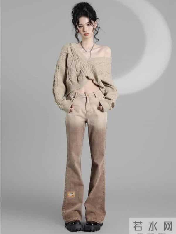 阔腿裤彻底不兴了！今冬满街都在穿“泥裤”，意外的高级、显气质