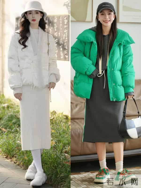 冬日最流行的4条“半身裙”，不管搭配短外套、长外套，保暖洋气