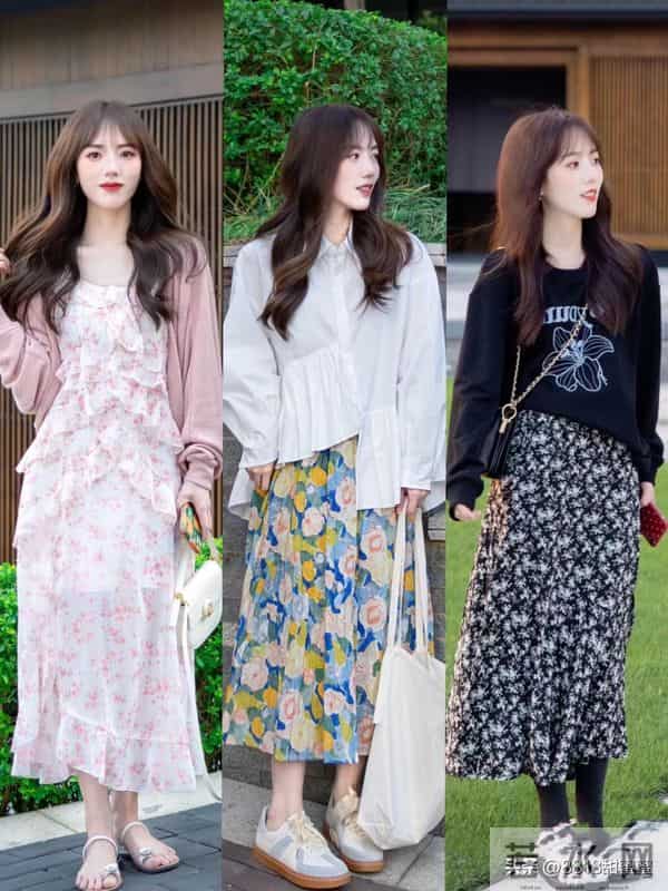 小个子春日穿搭，多穿浅色露肤清爽洋气更显高