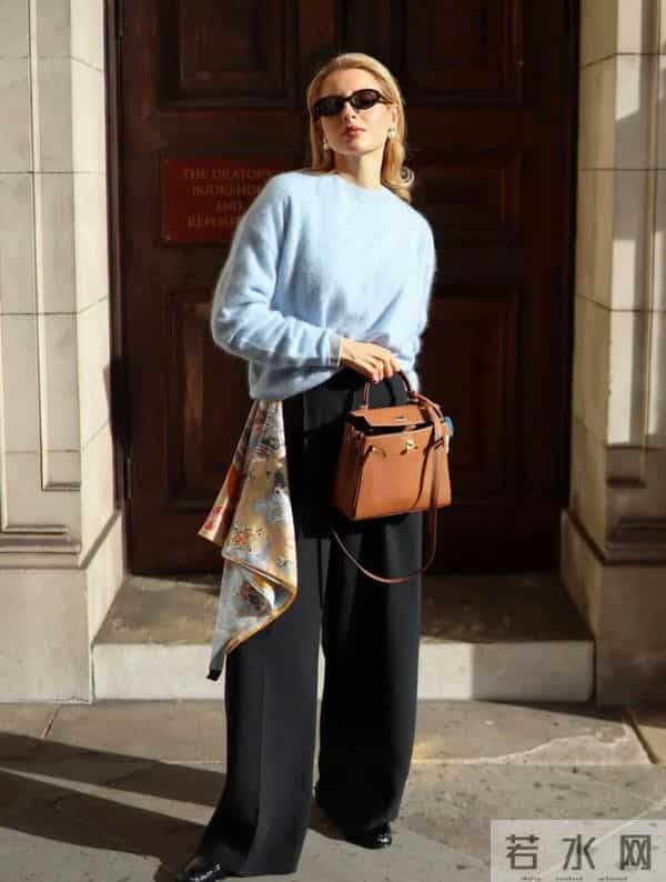 毛衣+阔腿裤，穿出冬日最温柔的时髦！