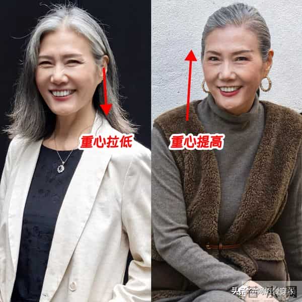 为什么我劝白发奶奶：少剪短发、多扎发？看这3组对比图你就懂了