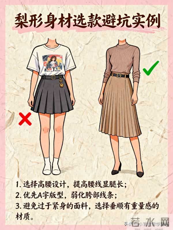 今年必穿百褶半身裙穿搭干货-选款，百褶半身裙熟龄高级感