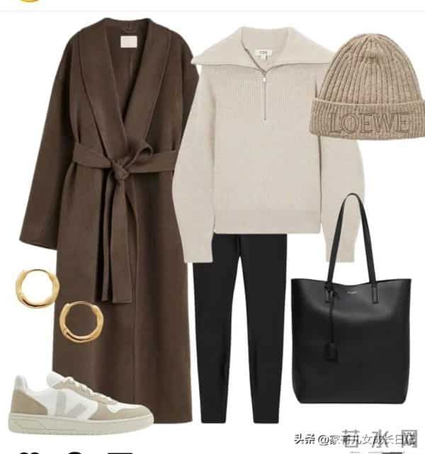 秋冬ins博主大衣+内搭，“极简高级感穿搭”｜通勤出街都显贵