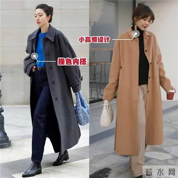 今冬最火搭配：大衣+长筒靴、短靴，保暖舒适又飒又美！