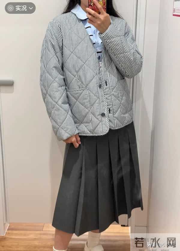 优衣库这件条纹棉服，把早八人的“舒适+好看”焊死了！