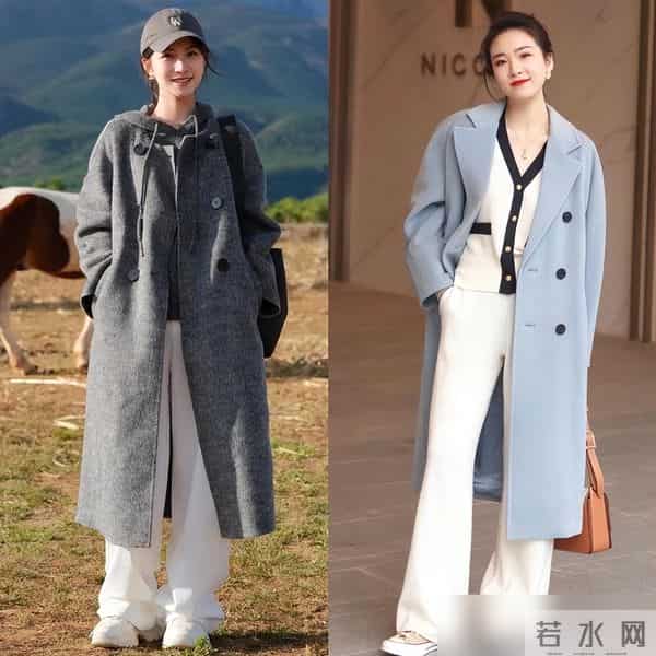 冬天要有一条“白裤子”，搭配羽绒服减龄时髦，搭配大衣洋气高级