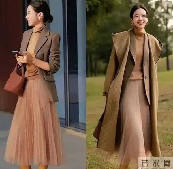 今年冬天，4条基础款裙子，保暖时髦两不误