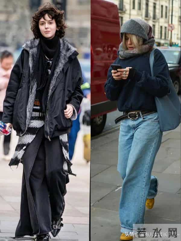 秋冬“街拍感松弛懒人友好ins穿搭”｜长款大衣、夹克，随性氛围