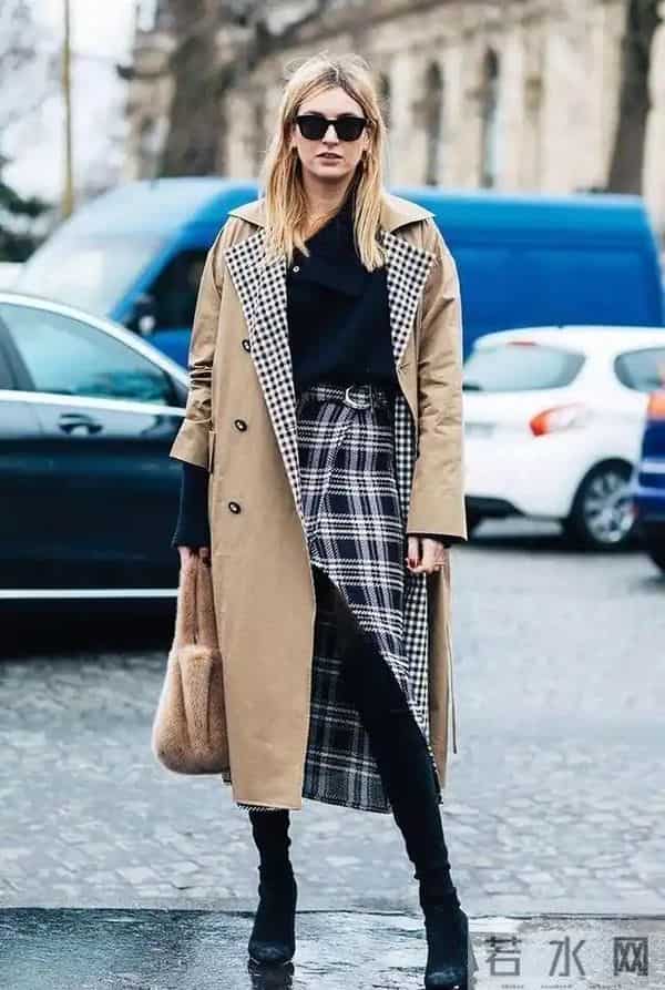 今年冬天，4条基础款裙子，保暖时髦两不误