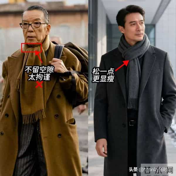 被上海爷爷惊艳了！满街都是“戴围巾又戴帽子”打扮，保暖又时髦