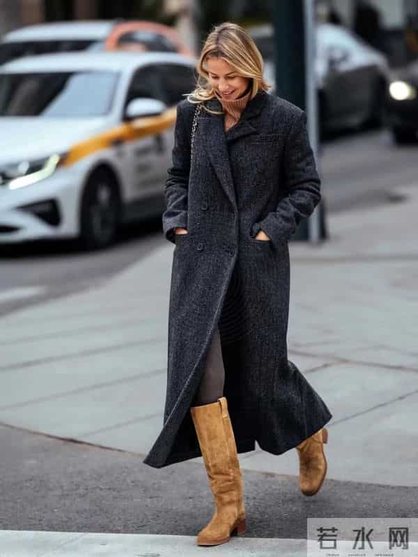 黑白棕，冬天穿衣这么“配色”，太高级了