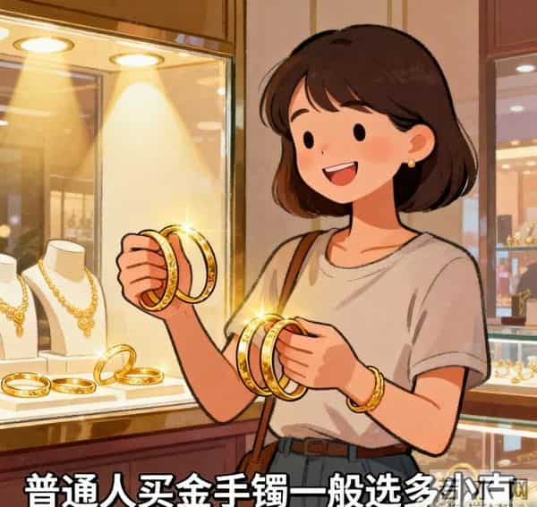 金手镯别乱买！这个克数最适合普通人，省钱又实用