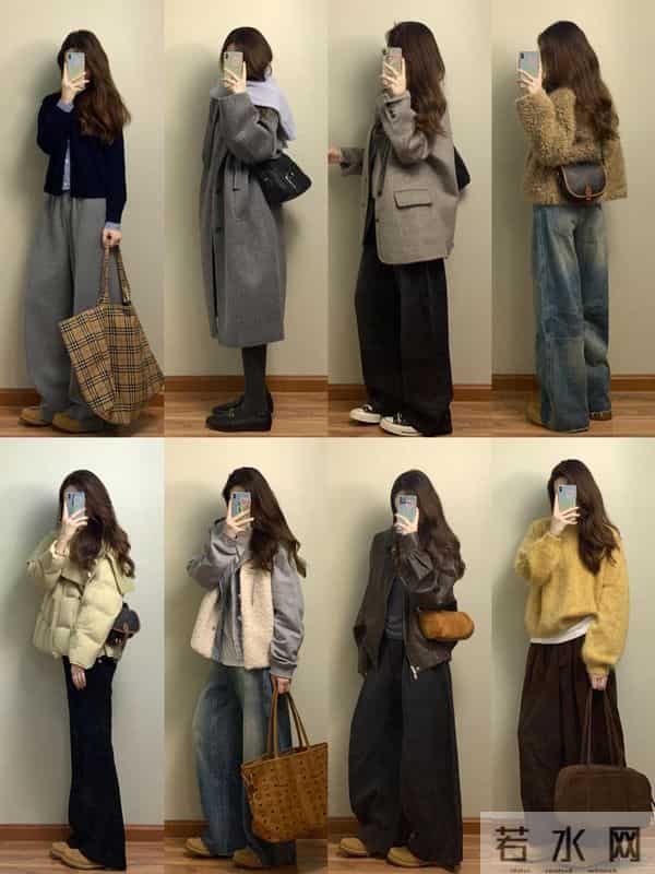秋冬很火的通勤穿搭，不挑身材还显高级感十足