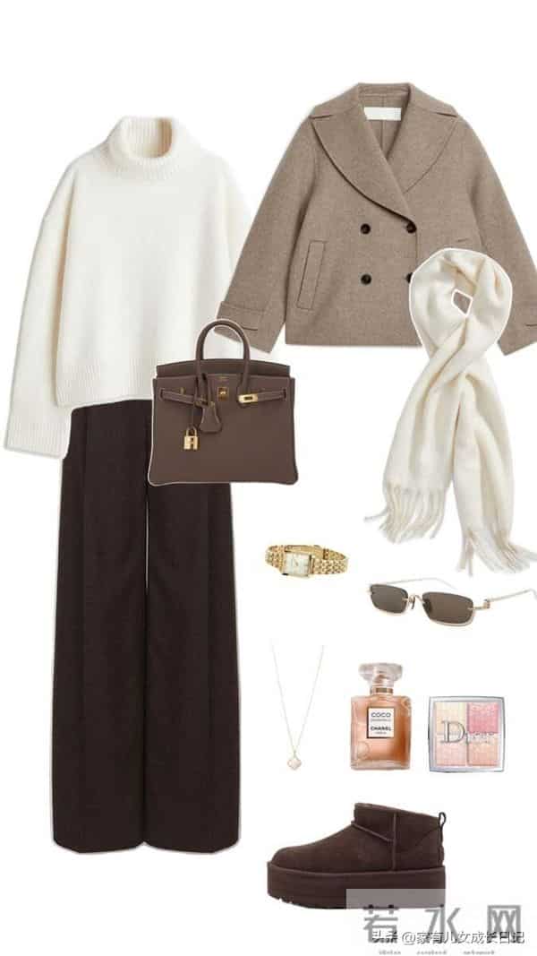 秋冬ins博主大衣+内搭，“极简高级感穿搭”｜通勤出街都显贵