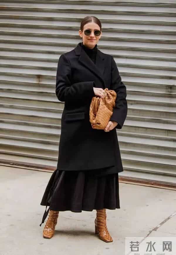 黑白棕，冬天穿衣这么“配色”，太高级了