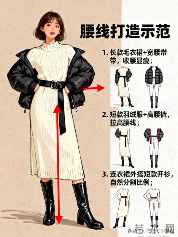 40岁女人冬季穿搭干货，羽绒服+阔腿裤-大衣+卫衣