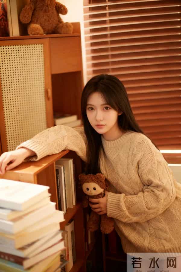 宽松针织短裙的慵懒系冬日穿搭