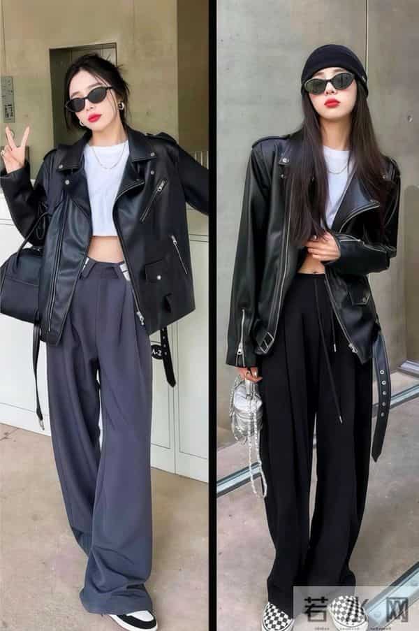 秋冬皮衣穿搭：百搭显瘦还显贵，日常照搬不踩雷