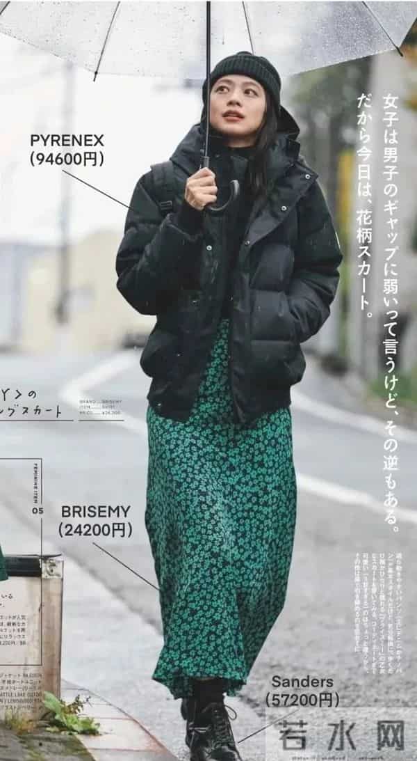 原来黑色羽绒服这么穿，就很好看！