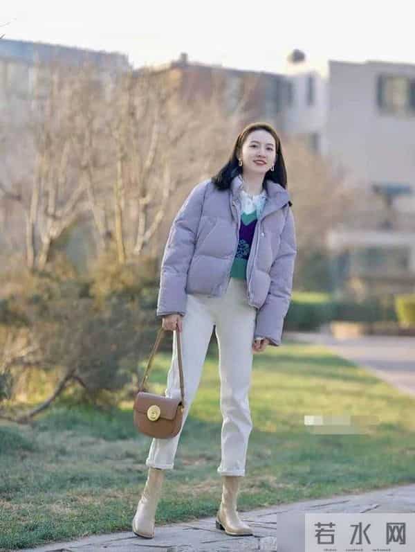冬天穿羽绒服配什么裤子最好看？这4条保暖显瘦，出街高级