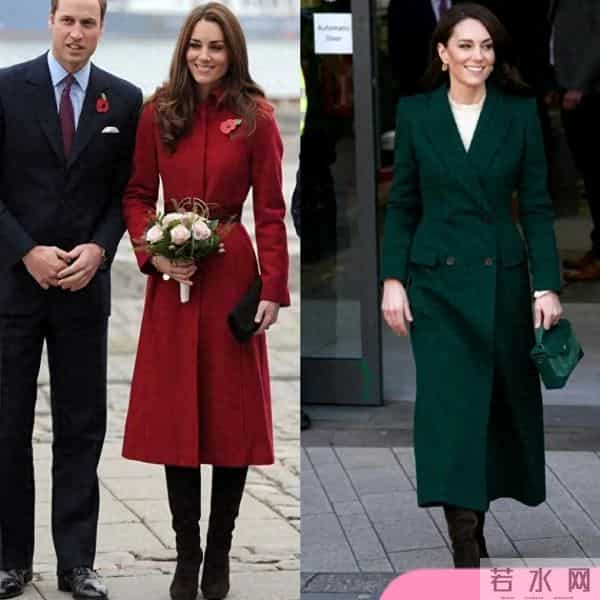 看凯特王妃穿大衣，我悟了：不露脚踝、不配打底裤，优雅得体