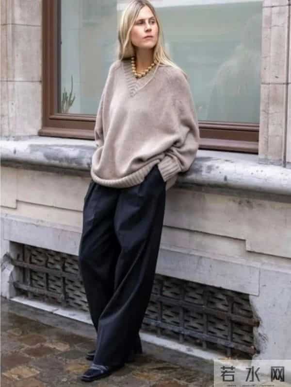 毛衣+阔腿裤，穿出冬日最温柔的时髦！